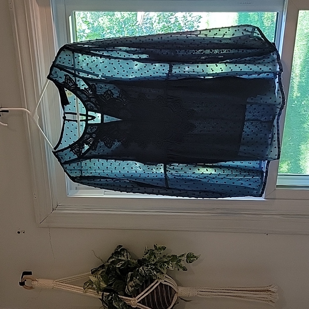Teal/deep blue boutique blouse